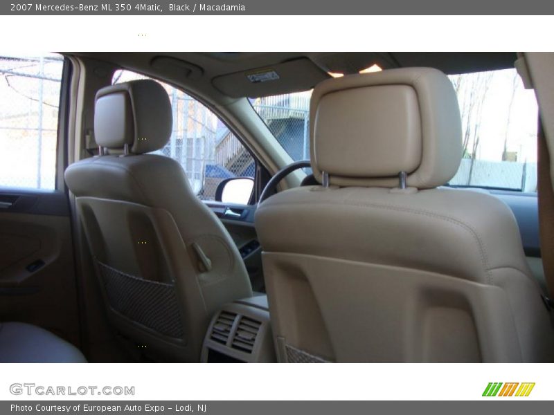 Black / Macadamia 2007 Mercedes-Benz ML 350 4Matic