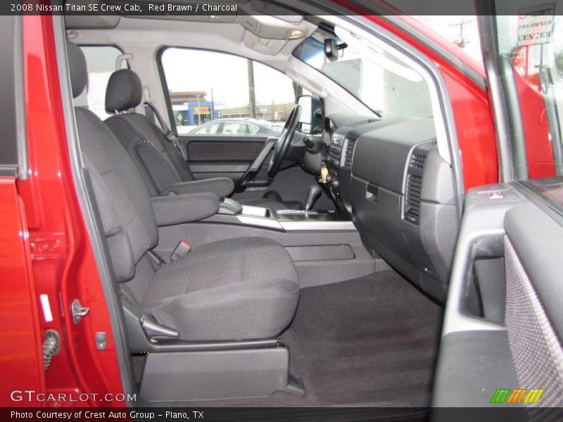 Red Brawn / Charcoal 2008 Nissan Titan SE Crew Cab