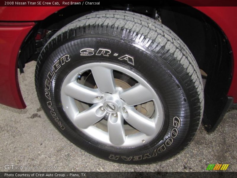 Red Brawn / Charcoal 2008 Nissan Titan SE Crew Cab