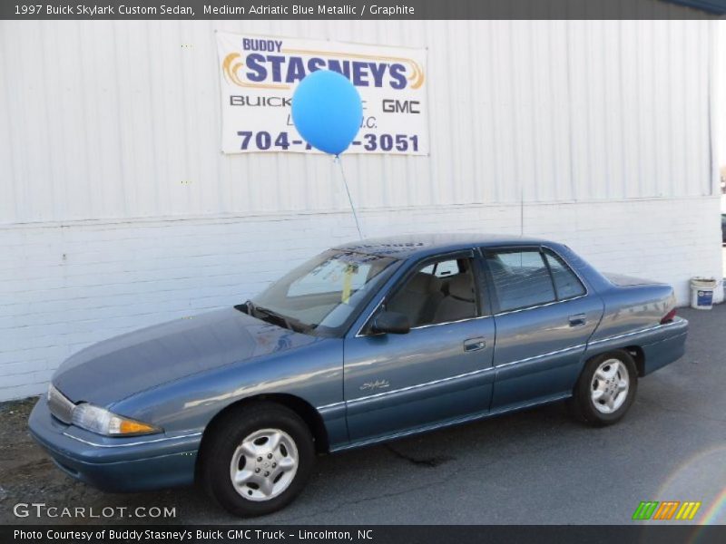 Medium Adriatic Blue Metallic / Graphite 1997 Buick Skylark Custom Sedan