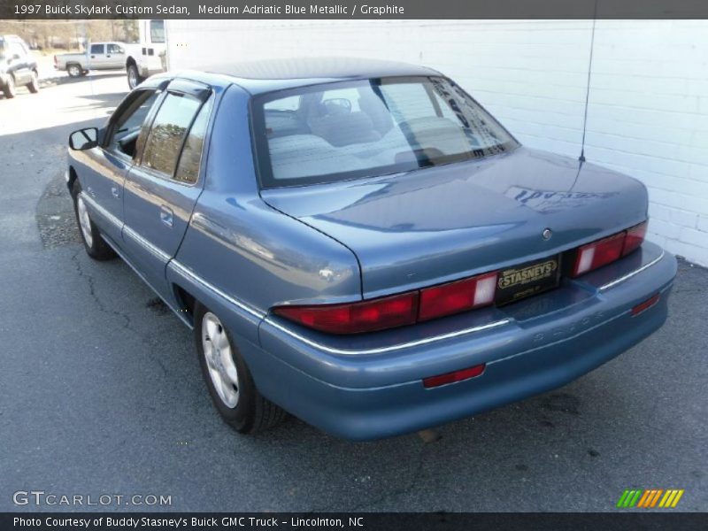 Medium Adriatic Blue Metallic / Graphite 1997 Buick Skylark Custom Sedan