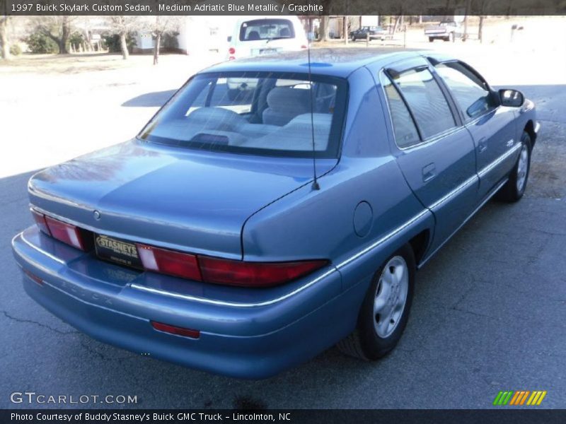 Medium Adriatic Blue Metallic / Graphite 1997 Buick Skylark Custom Sedan