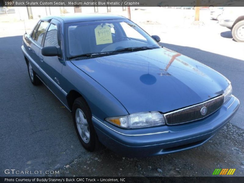 Medium Adriatic Blue Metallic / Graphite 1997 Buick Skylark Custom Sedan