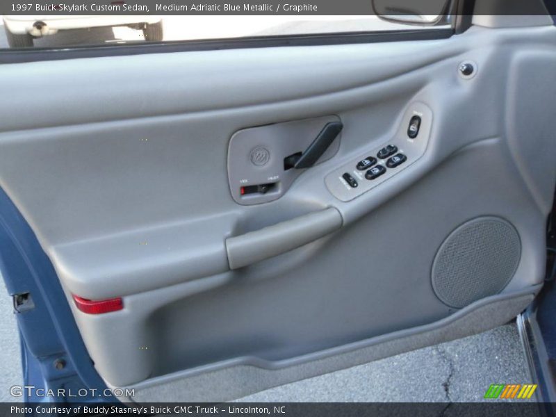 Medium Adriatic Blue Metallic / Graphite 1997 Buick Skylark Custom Sedan