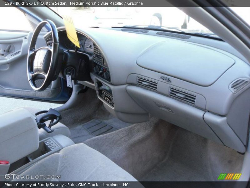 Medium Adriatic Blue Metallic / Graphite 1997 Buick Skylark Custom Sedan