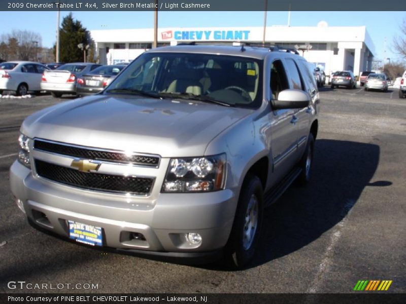 Silver Birch Metallic / Light Cashmere 2009 Chevrolet Tahoe LT 4x4