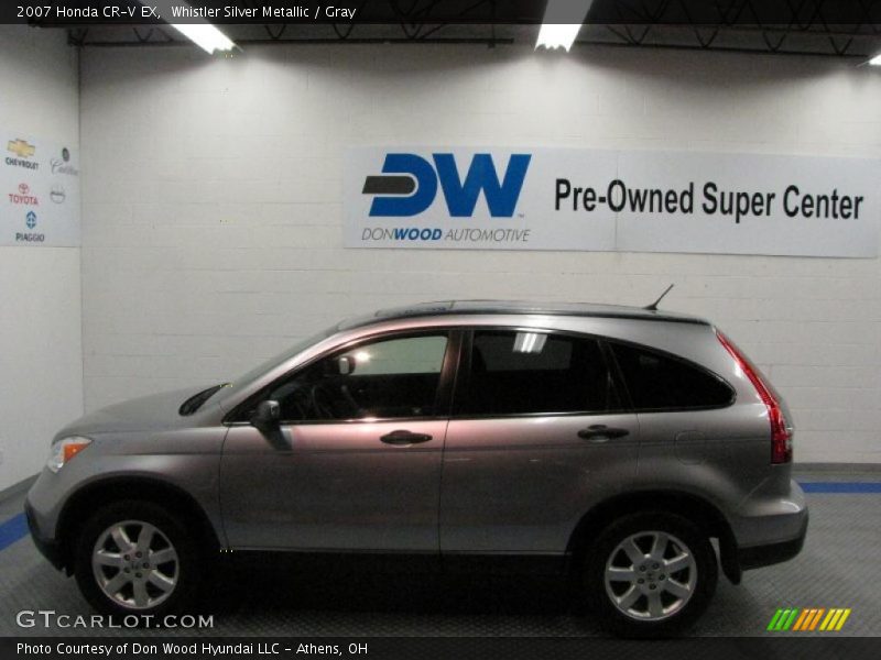 Whistler Silver Metallic / Gray 2007 Honda CR-V EX