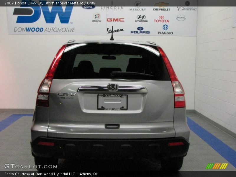 Whistler Silver Metallic / Gray 2007 Honda CR-V EX