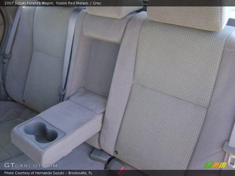 Fusion Red Metallic / Grey 2007 Suzuki Forenza Wagon