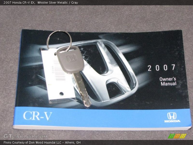 Whistler Silver Metallic / Gray 2007 Honda CR-V EX