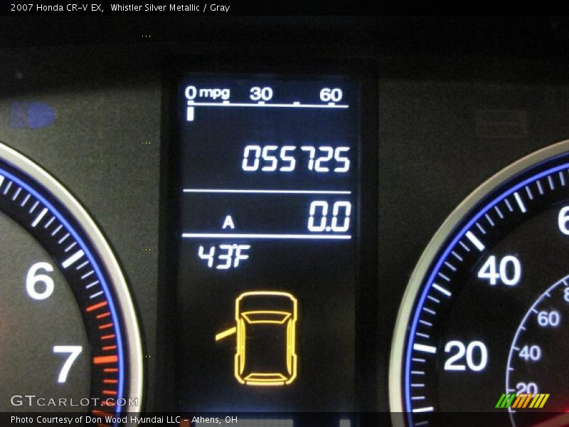 Whistler Silver Metallic / Gray 2007 Honda CR-V EX