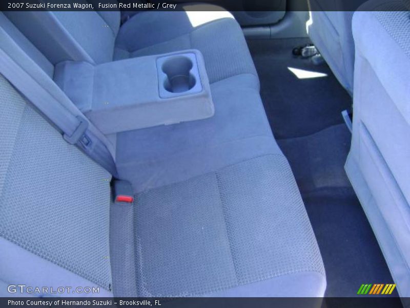 Fusion Red Metallic / Grey 2007 Suzuki Forenza Wagon