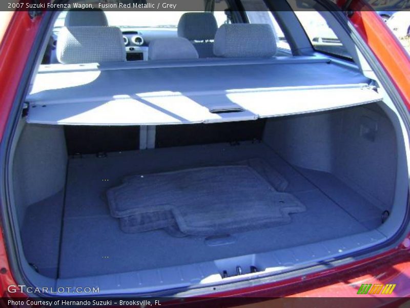 Fusion Red Metallic / Grey 2007 Suzuki Forenza Wagon