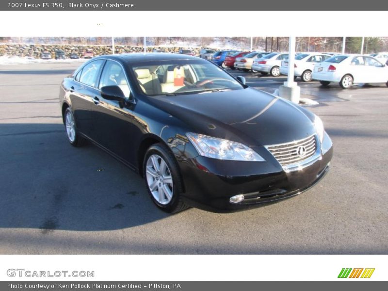 Black Onyx / Cashmere 2007 Lexus ES 350