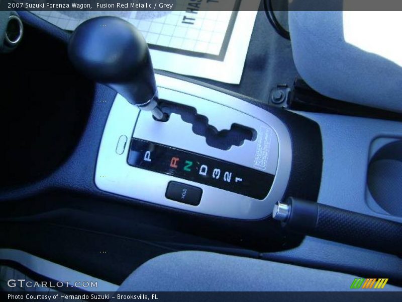 Fusion Red Metallic / Grey 2007 Suzuki Forenza Wagon