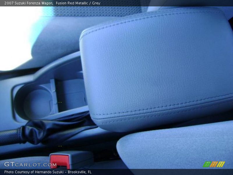 Fusion Red Metallic / Grey 2007 Suzuki Forenza Wagon