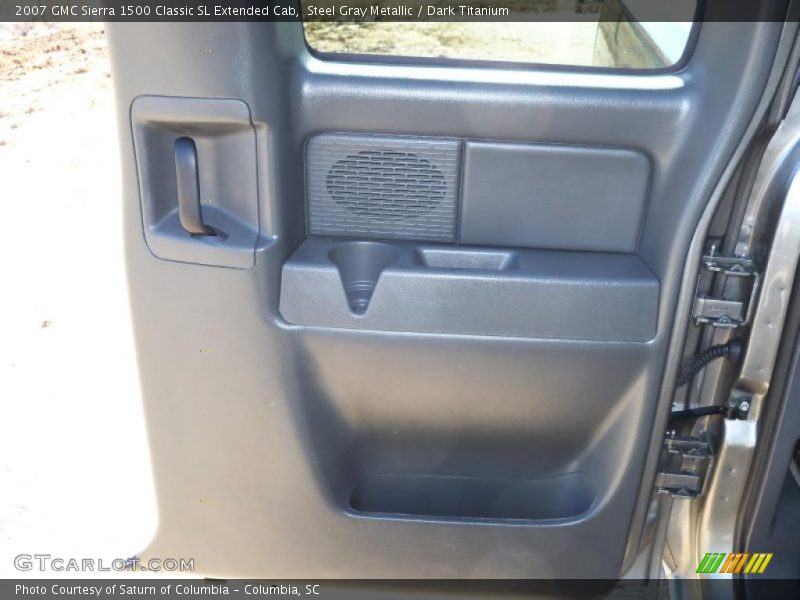 Steel Gray Metallic / Dark Titanium 2007 GMC Sierra 1500 Classic SL Extended Cab