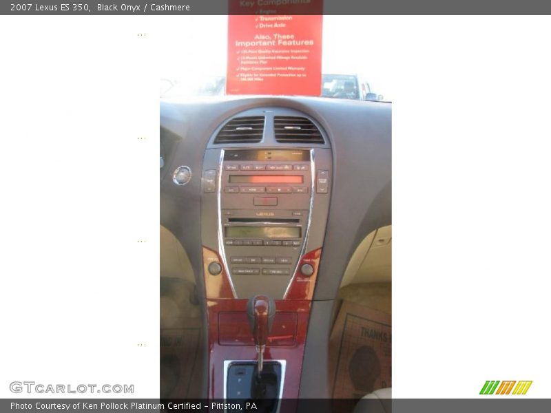 Black Onyx / Cashmere 2007 Lexus ES 350