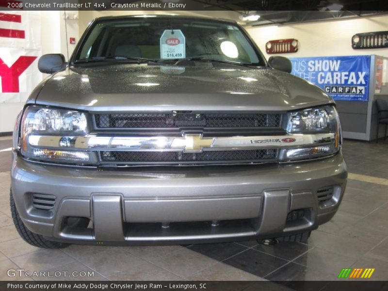 Graystone Metallic / Ebony 2008 Chevrolet TrailBlazer LT 4x4