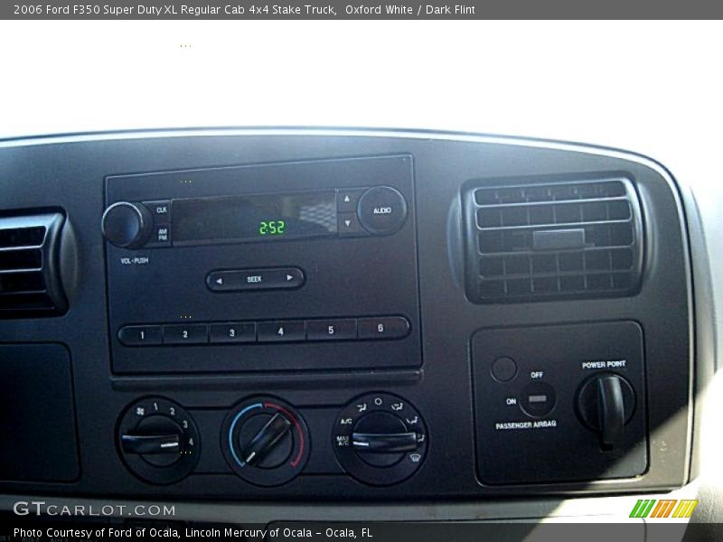 Oxford White / Dark Flint 2006 Ford F350 Super Duty XL Regular Cab 4x4 Stake Truck