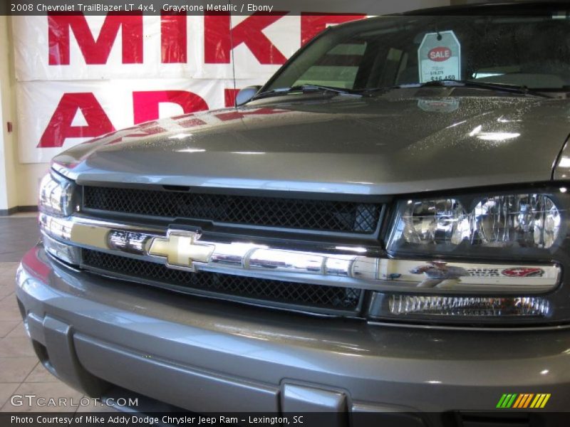 Graystone Metallic / Ebony 2008 Chevrolet TrailBlazer LT 4x4