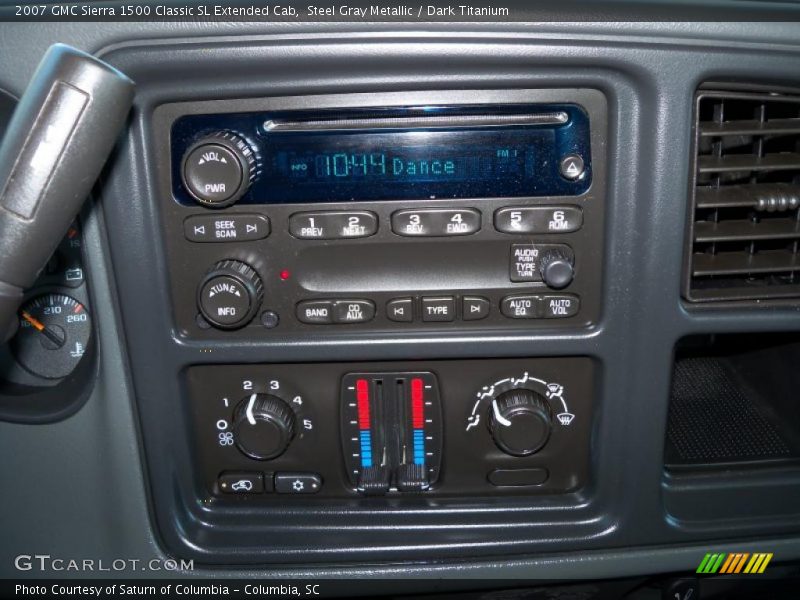 Steel Gray Metallic / Dark Titanium 2007 GMC Sierra 1500 Classic SL Extended Cab