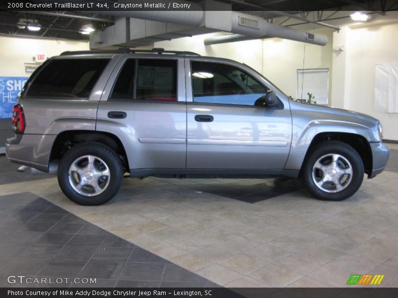 Graystone Metallic / Ebony 2008 Chevrolet TrailBlazer LT 4x4