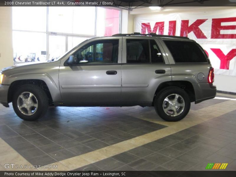 Graystone Metallic / Ebony 2008 Chevrolet TrailBlazer LT 4x4