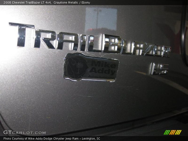 Graystone Metallic / Ebony 2008 Chevrolet TrailBlazer LT 4x4