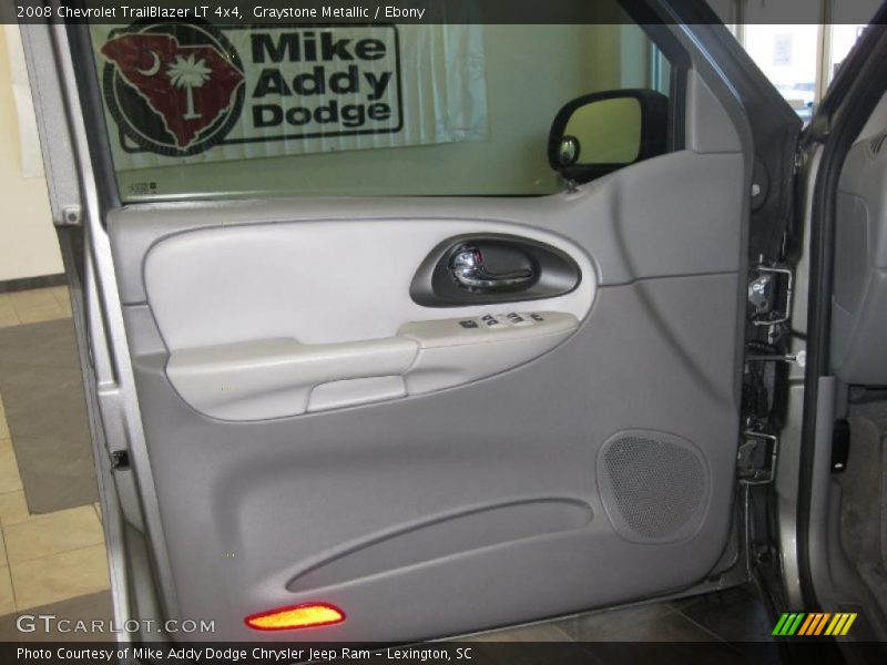Graystone Metallic / Ebony 2008 Chevrolet TrailBlazer LT 4x4