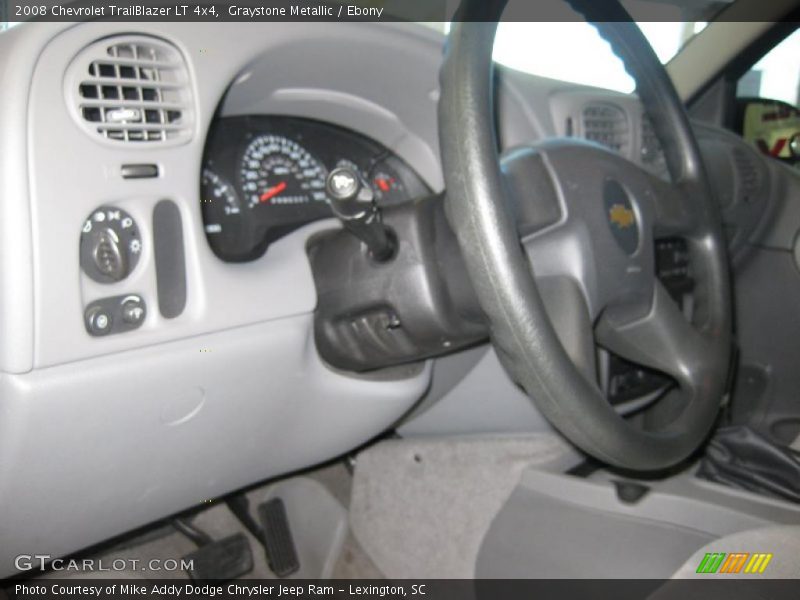 Graystone Metallic / Ebony 2008 Chevrolet TrailBlazer LT 4x4