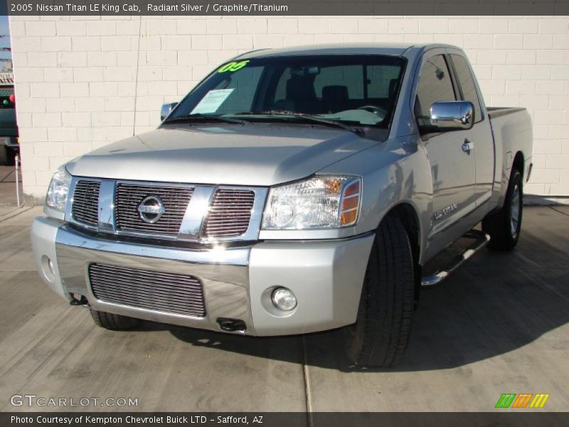 Radiant Silver / Graphite/Titanium 2005 Nissan Titan LE King Cab