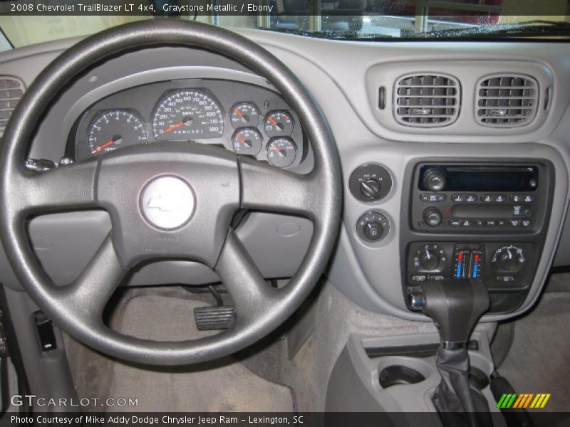 Graystone Metallic / Ebony 2008 Chevrolet TrailBlazer LT 4x4