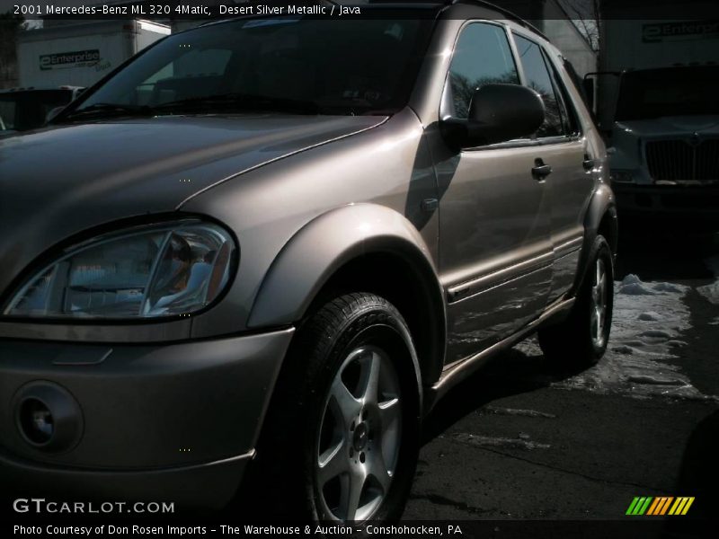Desert Silver Metallic / Java 2001 Mercedes-Benz ML 320 4Matic