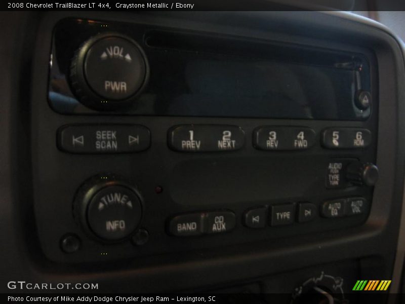 Graystone Metallic / Ebony 2008 Chevrolet TrailBlazer LT 4x4