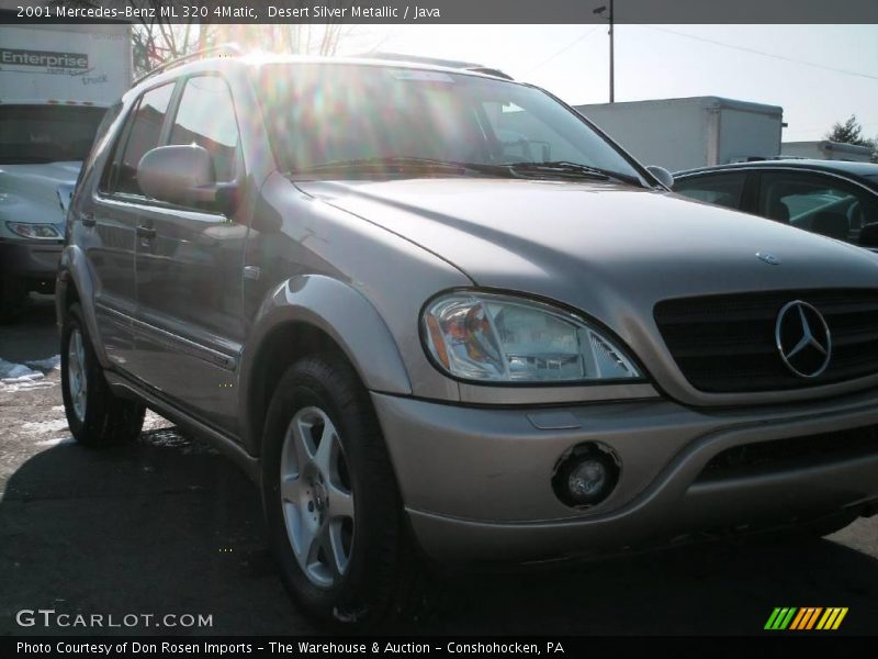 Desert Silver Metallic / Java 2001 Mercedes-Benz ML 320 4Matic