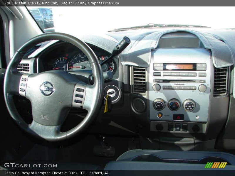 Radiant Silver / Graphite/Titanium 2005 Nissan Titan LE King Cab