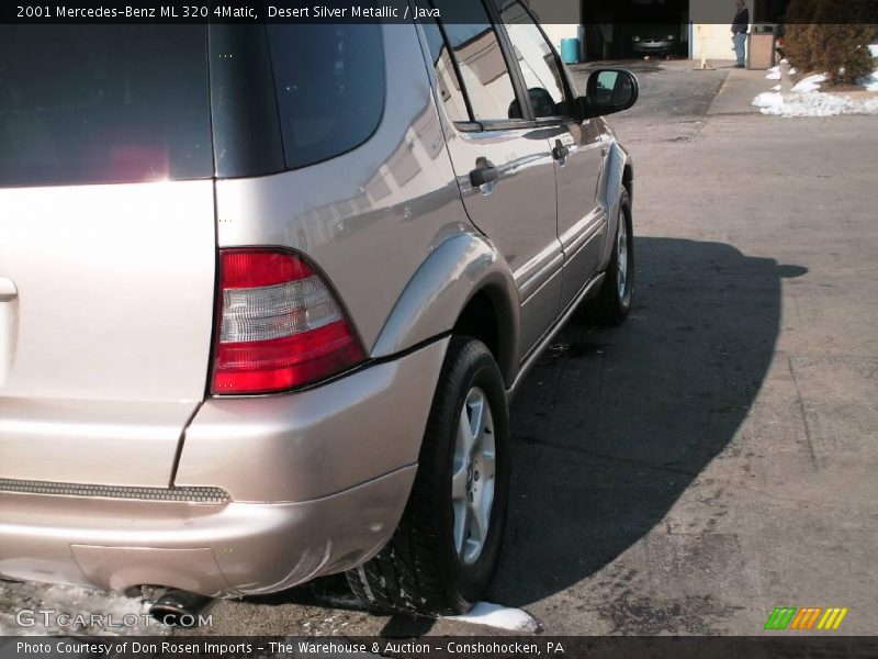 Desert Silver Metallic / Java 2001 Mercedes-Benz ML 320 4Matic