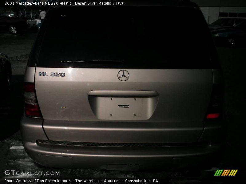 Desert Silver Metallic / Java 2001 Mercedes-Benz ML 320 4Matic