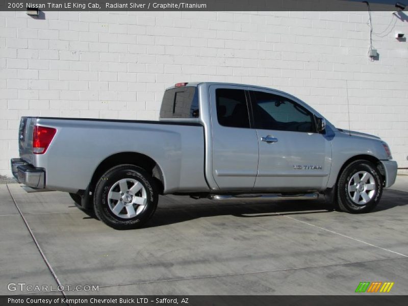 Radiant Silver / Graphite/Titanium 2005 Nissan Titan LE King Cab