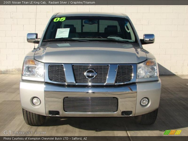 Radiant Silver / Graphite/Titanium 2005 Nissan Titan LE King Cab