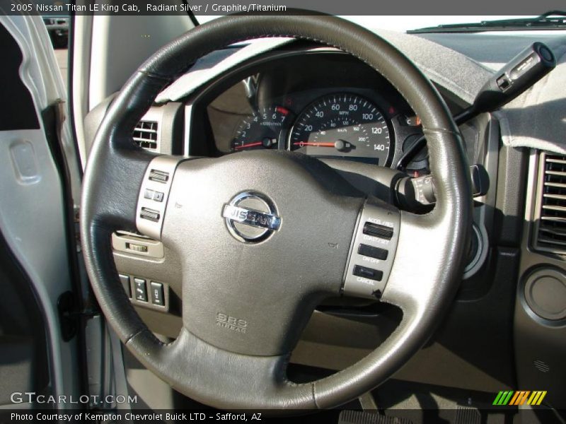 Radiant Silver / Graphite/Titanium 2005 Nissan Titan LE King Cab