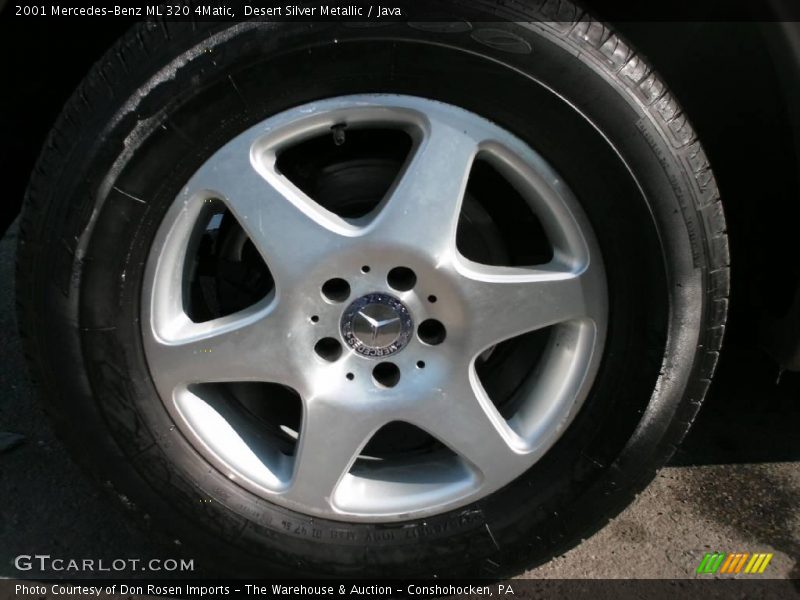 Desert Silver Metallic / Java 2001 Mercedes-Benz ML 320 4Matic
