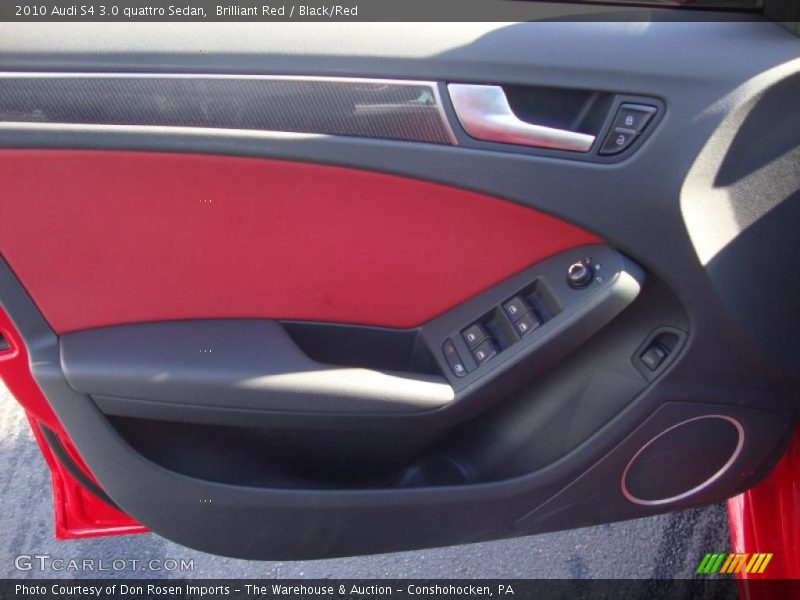 Brilliant Red / Black/Red 2010 Audi S4 3.0 quattro Sedan