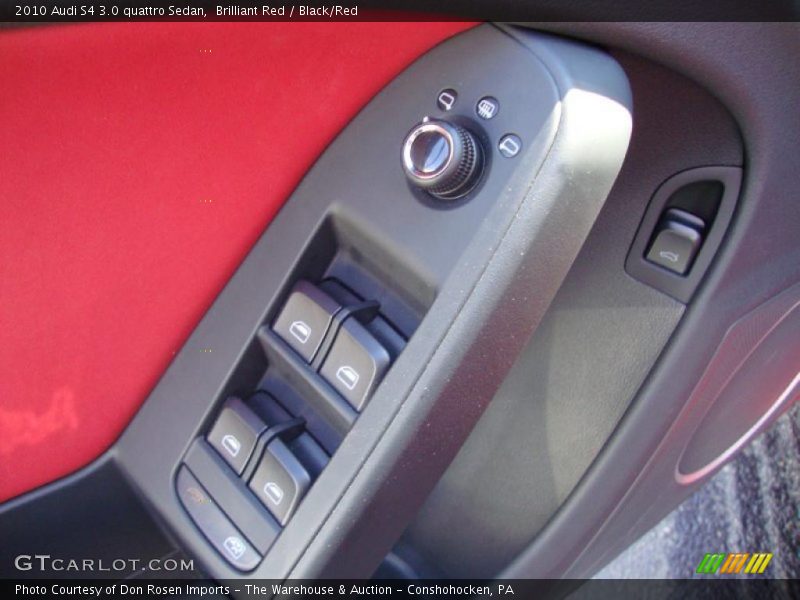 Brilliant Red / Black/Red 2010 Audi S4 3.0 quattro Sedan