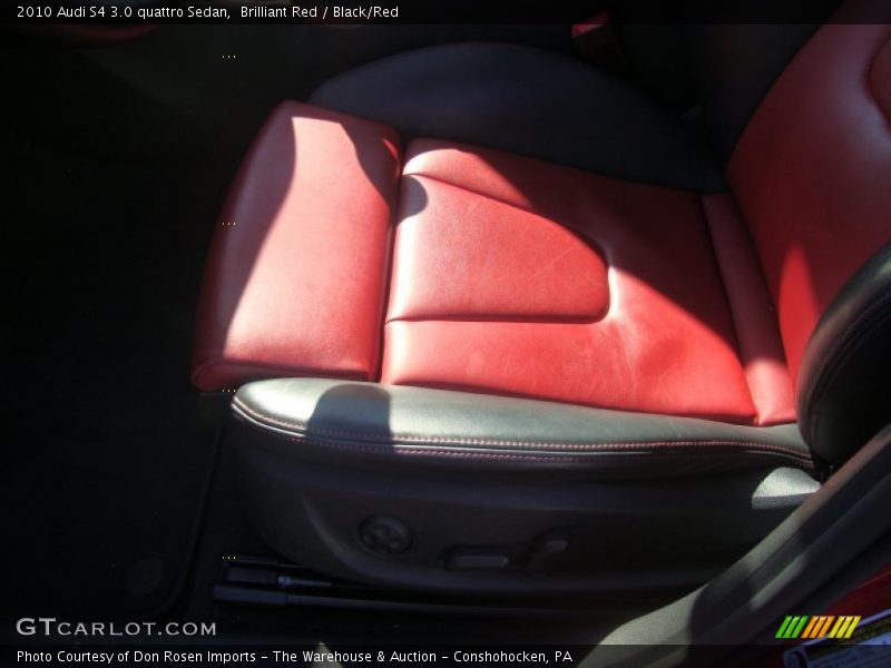 Brilliant Red / Black/Red 2010 Audi S4 3.0 quattro Sedan