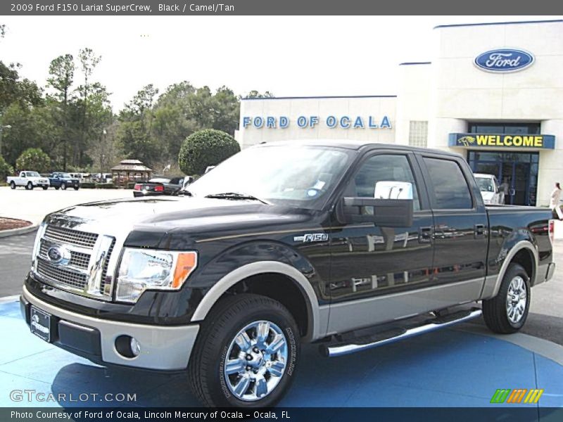 Black / Camel/Tan 2009 Ford F150 Lariat SuperCrew