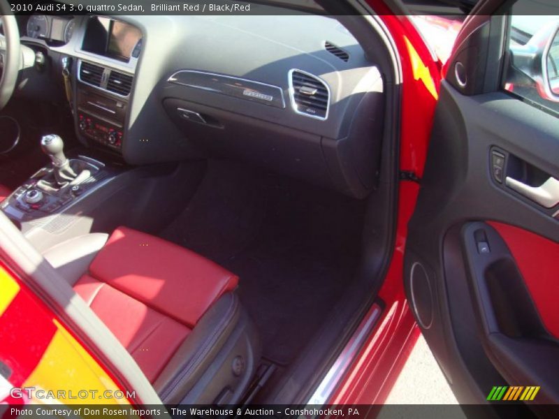 Brilliant Red / Black/Red 2010 Audi S4 3.0 quattro Sedan