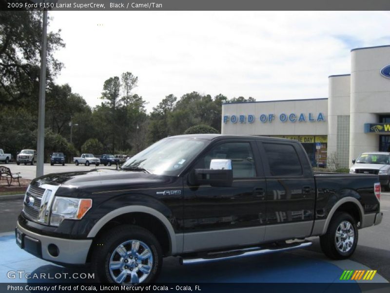 Black / Camel/Tan 2009 Ford F150 Lariat SuperCrew