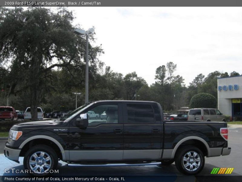 Black / Camel/Tan 2009 Ford F150 Lariat SuperCrew